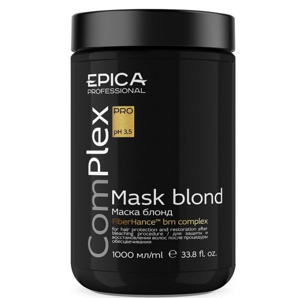 Blonde mask for hair protection and restoration after bleaching ComPlex PRO Epica 1000 ml